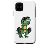 Custodia per iPhone 11 Dinosauro T-Rex Short Arms Funny Weightlifting Dino T Rex