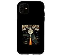 Custodia per iPhone 11 Direct Flights to the Moon Florida Space Coast Retro
