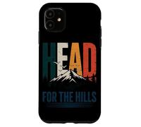 Custodia per iPhone 11 Dirigetevi Verso Le Colline Retro Forest Hikers Mountains