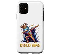 Custodia per iPhone 11 Disco King Costume 70s 80s Dance Parties Disco Man Dabbing
