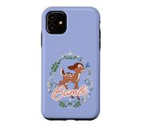 Custodia per iPhone 11 Disney Bambi Floral Coquette Style Forest Friends Matching