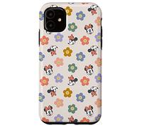 Custodia per iPhone 11 Disney Minnie Mouse Springtime Fiori e Happy Smiles