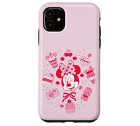Custodia per iPhone 11 Disney Minnie Mouse Sweet Treats & Cherries Pink Coquette