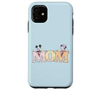 Custodia per iPhone 11 Disney Mom Mickey & Minnie Pastel Letters Family Disney Trip
