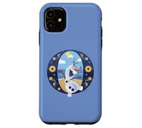 Custodia per iPhone 11 Disney - Monogramma dell'alfabeto Frozen, lettera O per Olaf