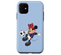 Custodia per iPhone 11 Disney Sports Minnie Mouse Soccer Team Player Football