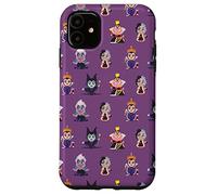 Custodia per iPhone 11 Disney Villains Kawaii Viola