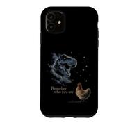 Custodia per iPhone 11 Divertente antenato di pollo T-Rex Ricorda chi sei