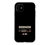 Custodia per iPhone 11 Divertente Chiesa Domenica Sermone Christian Humor Domenica Umore