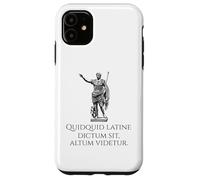 Custodia per iPhone 11 Divertente citazione di Roma antica dicendo latino - proverbio romano