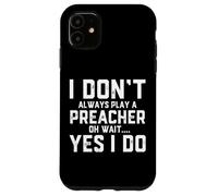 Custodia per iPhone 11 Divertente costume da predicatore