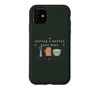 Custodia per iPhone 11 Divertente cottura mentale Bake Down Baking Pun