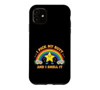 Custodia per iPhone 11 Divertente dicendo Pick My Butt And Smell Sarcastico