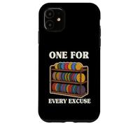 Custodia per iPhone 11 Divertente disco da golf giocatore uno per ogni scusa Disc Golf