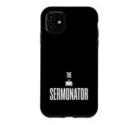 Custodia per iPhone 11 Divertente pastore predicatore ministero cristiano il sermonatore