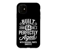 Custodia per iPhone 11 Divertente regalo per il 64° compleanno per uomini e donne di 64 anni