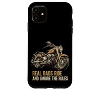 Custodia per iPhone 11 Divertente regalo per papà motociclista "Ignore The Rules"
