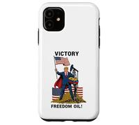 Custodia per iPhone 11 Divertente Trump Vittoria Libertà Petrolio Venezuela