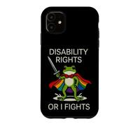 Custodia per iPhone 11 Divertenti lotte per i diritti dei disabili dicendo sarcastico