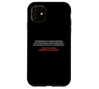 Custodia per iPhone 11 Divina Commedia Inferno Virtute e Canoscenza Dante Alighieri