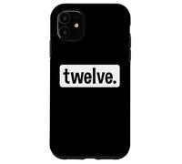 Custodia per iPhone 11 Dodicesimo compleanno 12 Anno Vecchio Ragazzo 12th Birthday Girl