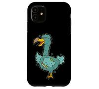 Custodia per iPhone 11 Dodo Uccello con occhiali e libro