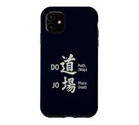Custodia per iPhone 11 "DOJO - Path Place" Significato giapponese Kanji Arti Marziali