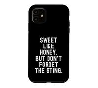 Custodia per iPhone 11 dolce come il miele ma non dimenticare la puntura Witty