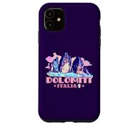 Custodia per iPhone 11 Dolomiti Italia Tre Cime di Lavaredo Monte Drei Zinnen Regalo