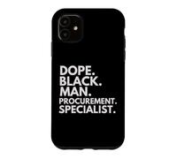 Custodia per iPhone 11 Dope Black Man Specialista in appalti African American Pride