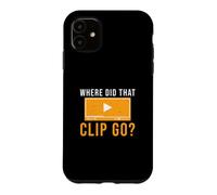 Custodia per iPhone 11 Dove è andato quel clip Montaggio di film divertente per un editor video
