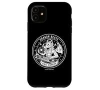 Custodia per iPhone 11 Dragon Beats Vinyl Warrior DJ Produttore musicale Gym Graphic