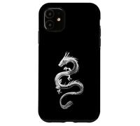 Custodia per iPhone 11 Dragon Lover Fantasy Art Giapponese
