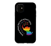Custodia per iPhone 11 Dream Without Fear Elephant LGBT Rainbow Gay Pride Month