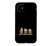 Custodia per iPhone 11 Drink Drink Drunk Beer Gavian Beach Humor