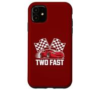 Custodia per iPhone 11 Due Fast 2nd Birthday Cute Race Sports Car Design