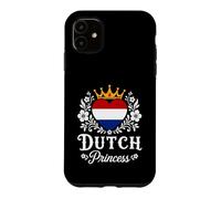 Custodia per iPhone 11 Dutch Princess Netherlands Flag Proud Dutch Girl