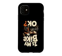 Custodia per iPhone 11 È La Mia Bici Ok Sottosopra Dirt Bike Cartoon