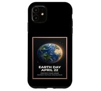 Custodia per iPhone 11 Earth Day Aprile 22 Vintage Globe Design Protect Our Planet