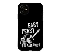 Custodia per iPhone 11 Easy-Peasy Mille volte praticare la chitarra elettrica