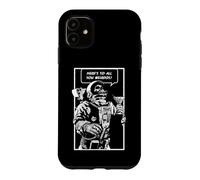 Custodia per iPhone 11 Ecco a tutti voi strani astronauta teschio gotico morto
