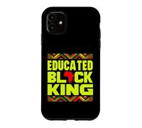 Custodia per iPhone 11 Educated Black King African Pride Empowerment Graphic