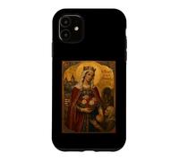 Custodia per iPhone 11 Elegante icona cattolica di Santa Elisabetta d'Ungheria