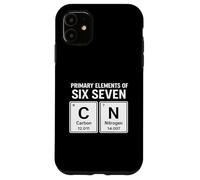 Custodia per iPhone 11 Elementi Primari Di Sei Sette - Funny 67 Italian Brainrot