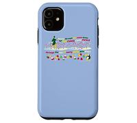Custodia per iPhone 11 Elf Movie Candy Cane Forest
