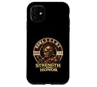 Custodia per iPhone 11 Elmo Centurione Romano Forza Onore Antica Roma 753 AC