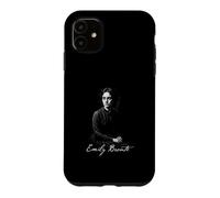 Custodia per iPhone 11 Emily Bronte Classico Gotico Inglese Autore Ritratto