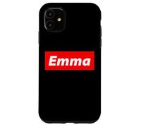 Custodia per iPhone 11 Emma Nome 90's Streetwear Y2K Super Hero Costume Per Emmas