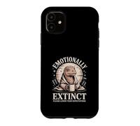 Custodia per iPhone 11 Emotivamente estinto per favore abbassa le tue aspettative Dino