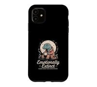Custodia per iPhone 11 Emotivamente estinto per favore abbassa le tue aspettative Dino